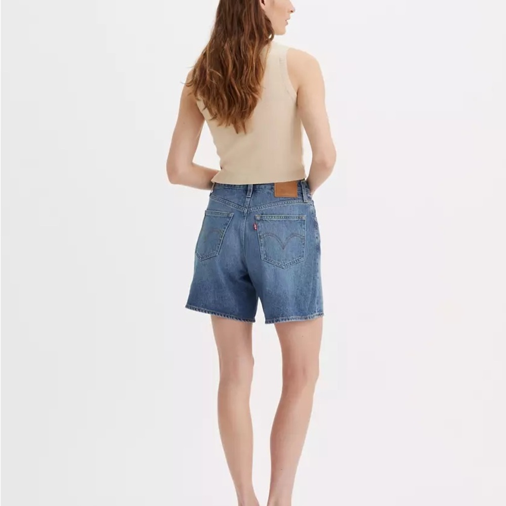 Levi's Premium Medium Wash HIGH RISE BAGGY WOMEN'S SHORTS
